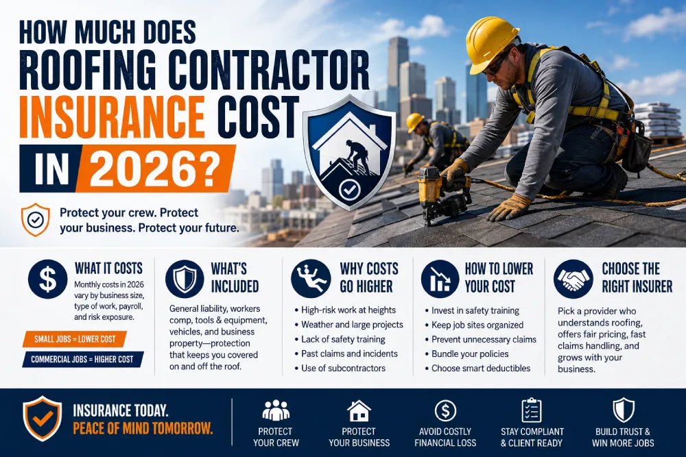 How Much Does Roofing Contractor Insurance Cost in 2026?
